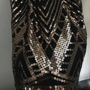 Gold & Black Homecoming/Prom dress